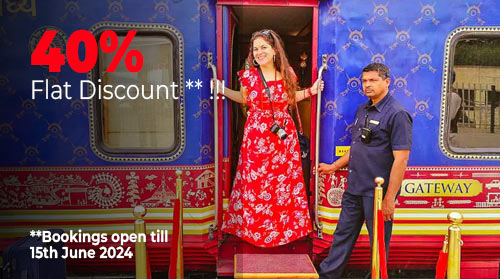 Deccan Odyssey Luxury Train :: 40% Flat Discount** !!!