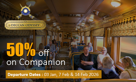 Deccan Odyssey Luxury Train : Companion Free Offer !!!